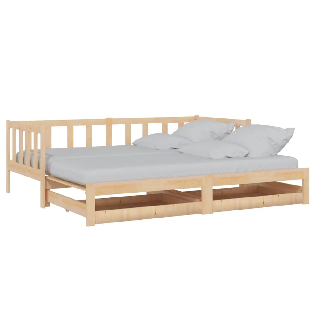 Dormeuse Estraibile 2x(90x200) Cm In Legno Massello Di Pino VidaXL 13 width=274