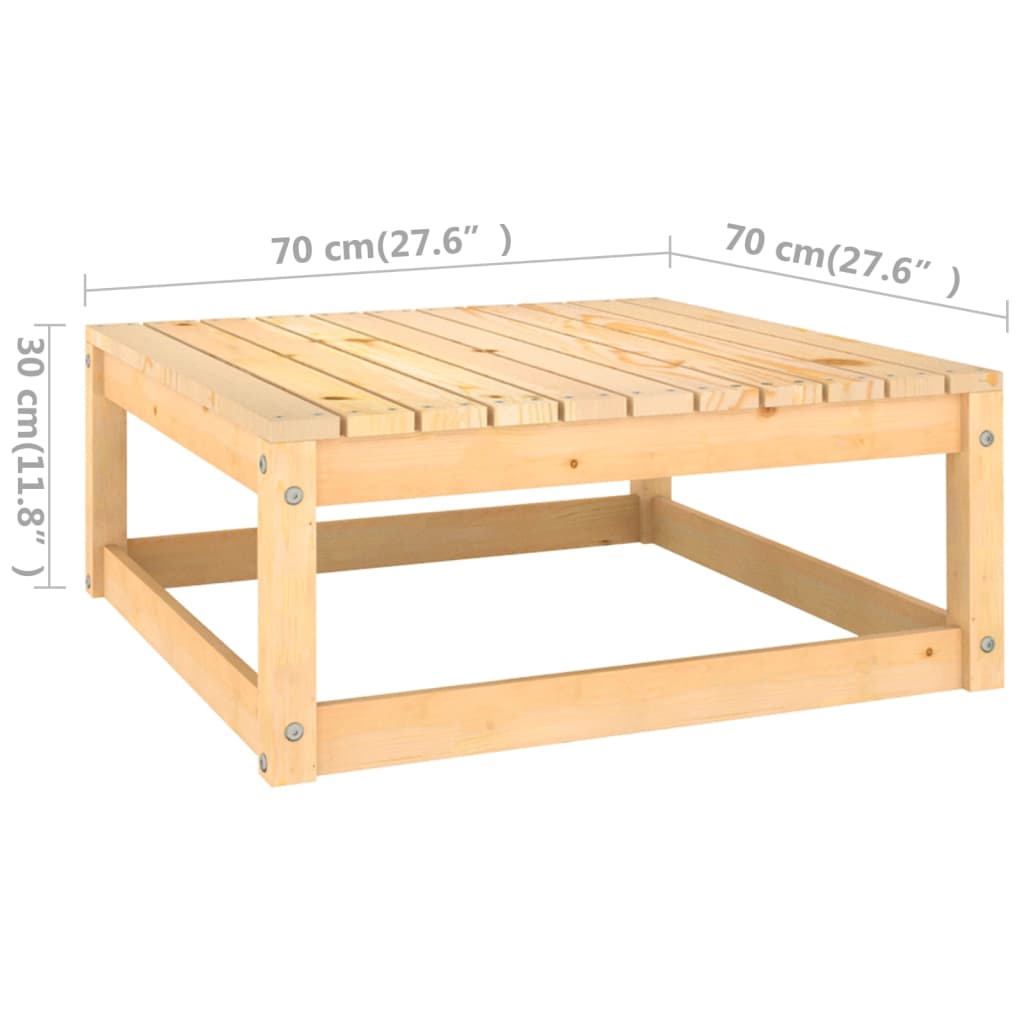 Set mobilier grădină cu perne, 9 piese, lemn masiv de pin