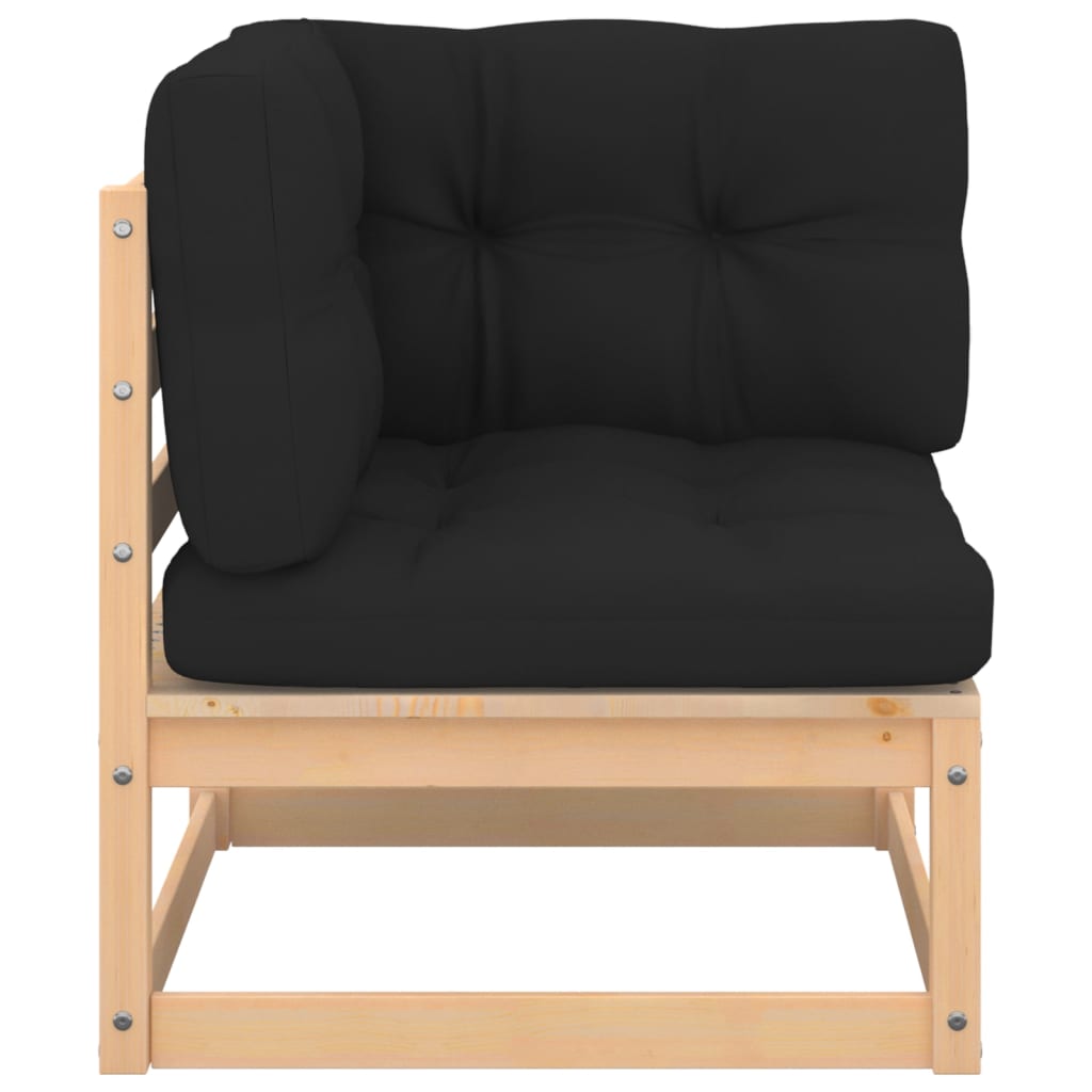 Thumbnail - vidaXL 3-tlg. Garten-Lounge-Set mit Kissen Massivholz Kiefer
