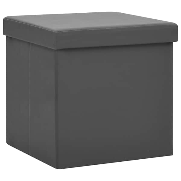 vidaXL kokkupandav tumba, hall, PVC