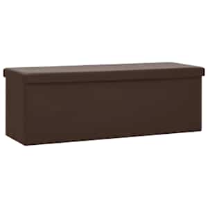 vidaXL kokkupandav hoiupink, pruun, PVC