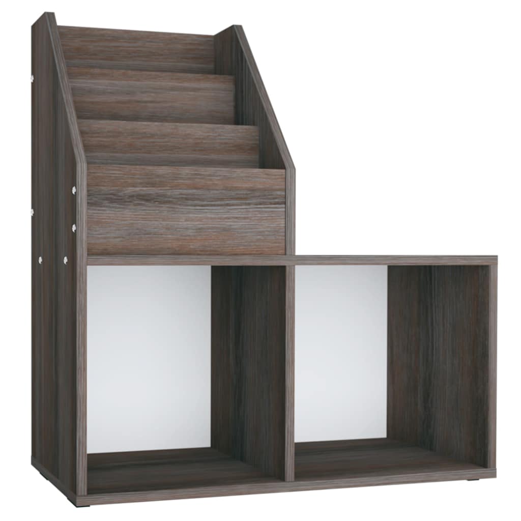 vidaXL Dětský regál na časopisy šedý dub sonoma 71x30x78,5 cm kompozit