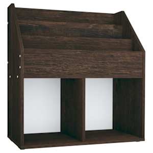 Dětský regál na časopisy kouřový dub 71 x 30 x 78,5 cm kompozit - obrázek 2