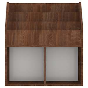 Dětský regál na časopisy hnědý dub 71 x 30 x 78,5 cm kompozit - obrázek 5