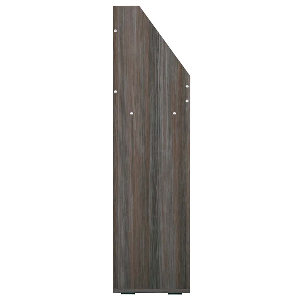 Revistero de niños madera ingeniería gris y Sonoma 71x30x114 cm 4