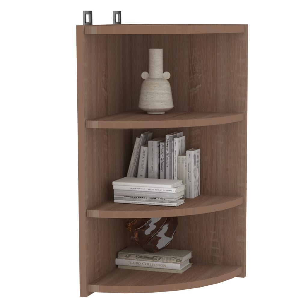 vidaXL Wall Corner Shelf Sonoma Oak 30x31.5x60 cm Engineered Wood