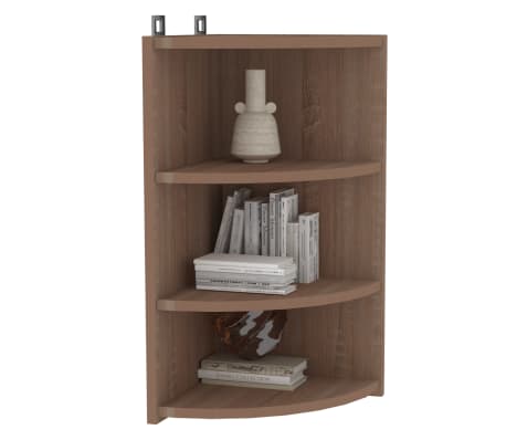 vidaXL Wall Corner Shelf Sonoma Oak 30x31.5x60 cm Engineered Wood