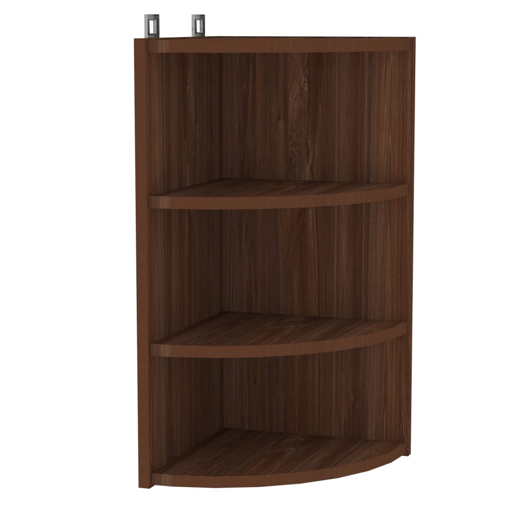 vidaXL Hoekwandrek 30x31,5x60 cm bewerkt hout bruineiken