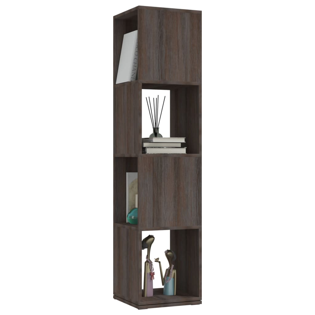 

vidaXL Draaikast 34,5x34,5x75,5 cm spaanplaat grijs en sonoma eiken