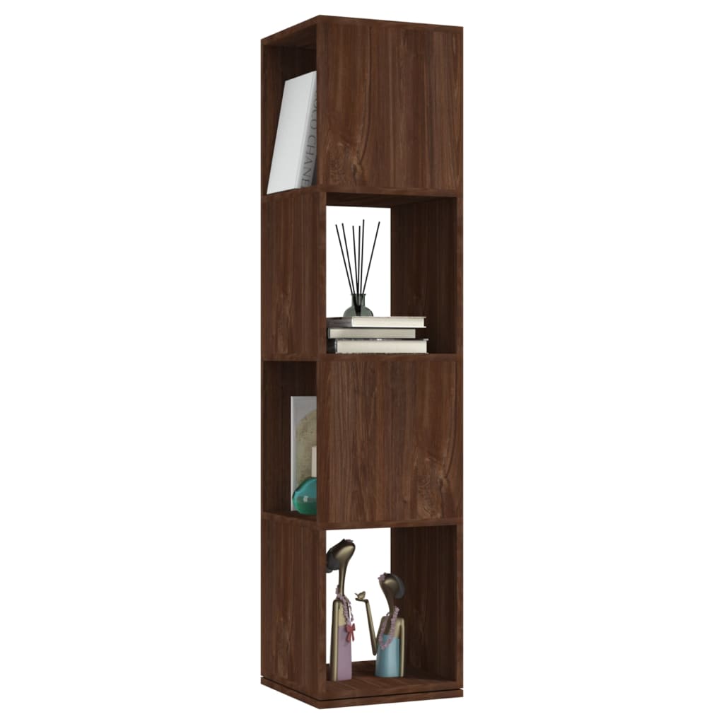 

vidaXL Draaikast 34,5x34,5x75,5 cm spaanplaat bruineiken