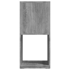 Otočná skříňka betonově šedá 34,5x34,5x75,5 cm kompozitní dřevo - obrázek 4