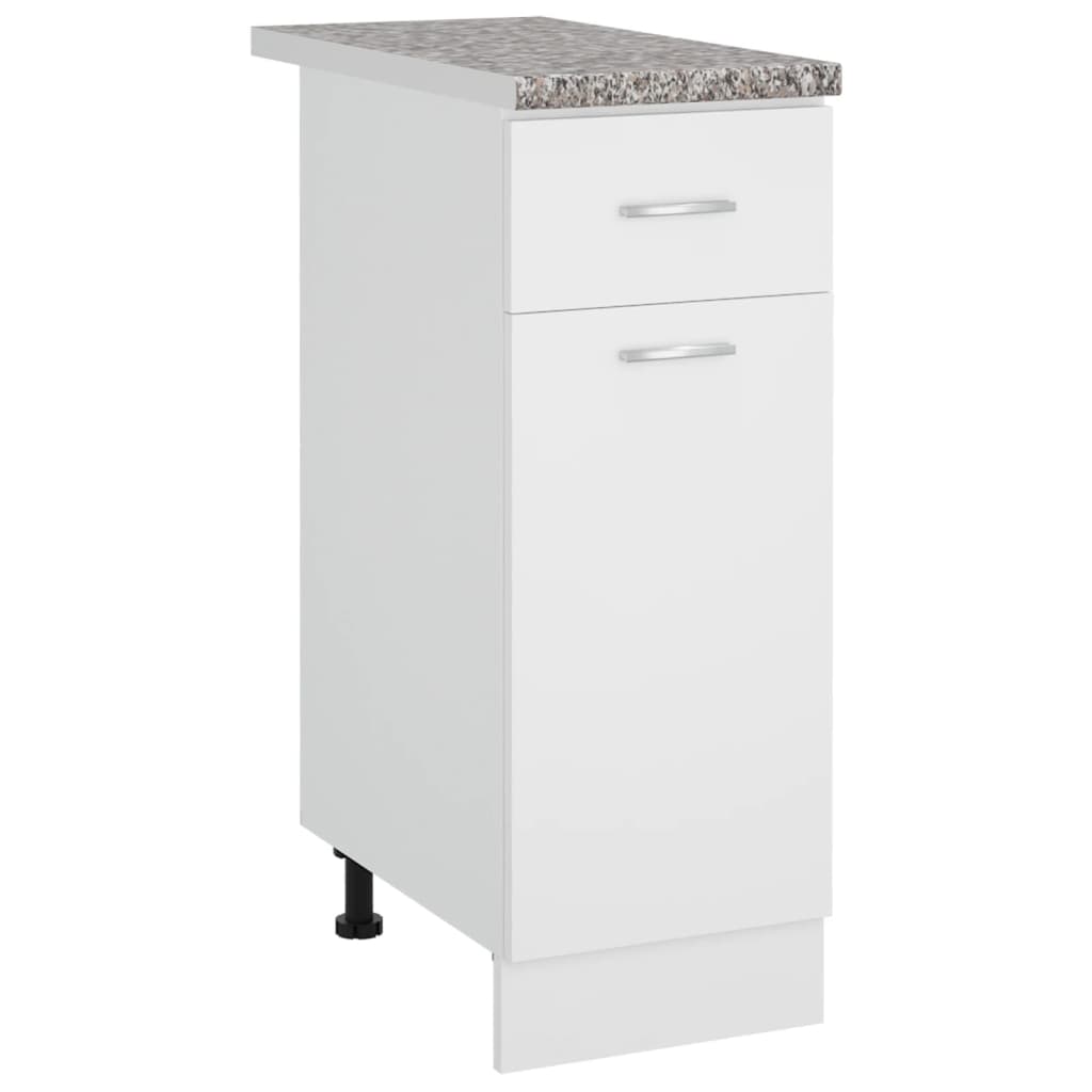 vidaXL køkkenbordplade 30x60x2,8 cm spånplade graniteffekt grå