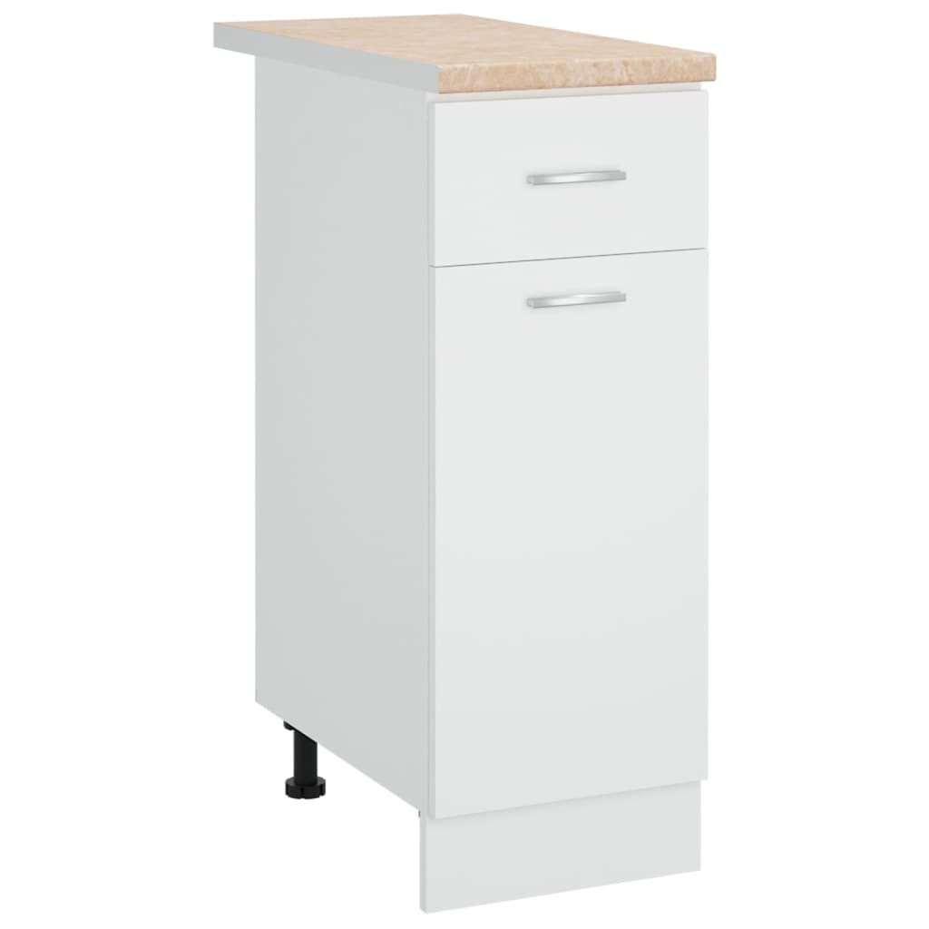 

vidaXL Aanrechtblad 30x60x2,8 cm spaanplaat beige met marmertextuur