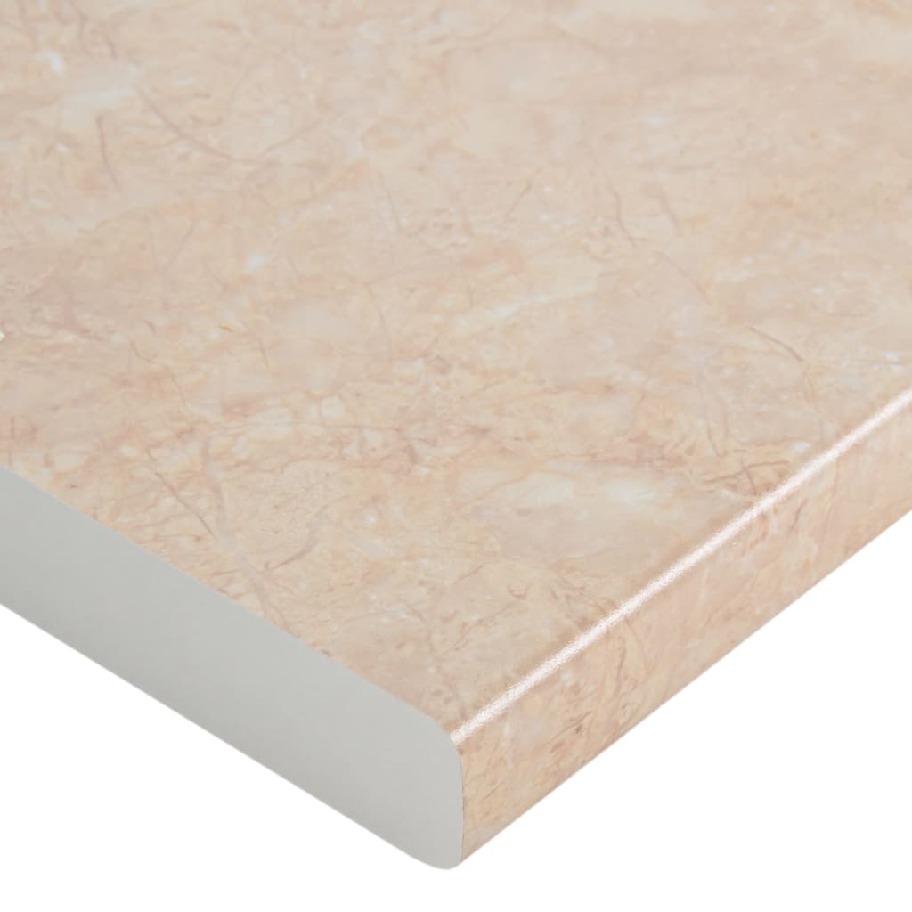 Bézs forgácslap márványtextúrájú konyhapult 30 x 60 x 2,8 cm 