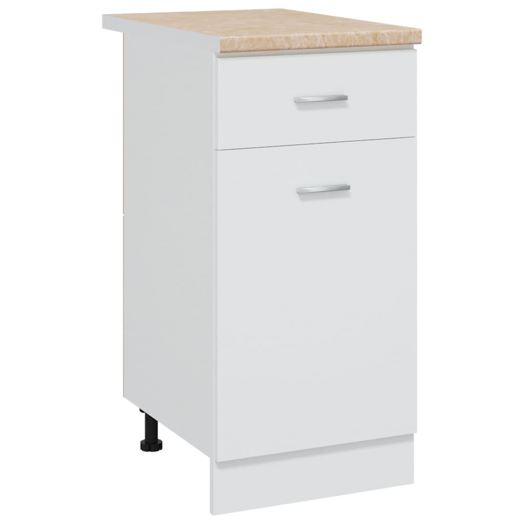 

vidaXL Aanrechtblad 40x60x2,8 cm spaanplaat beige met marmertextuur