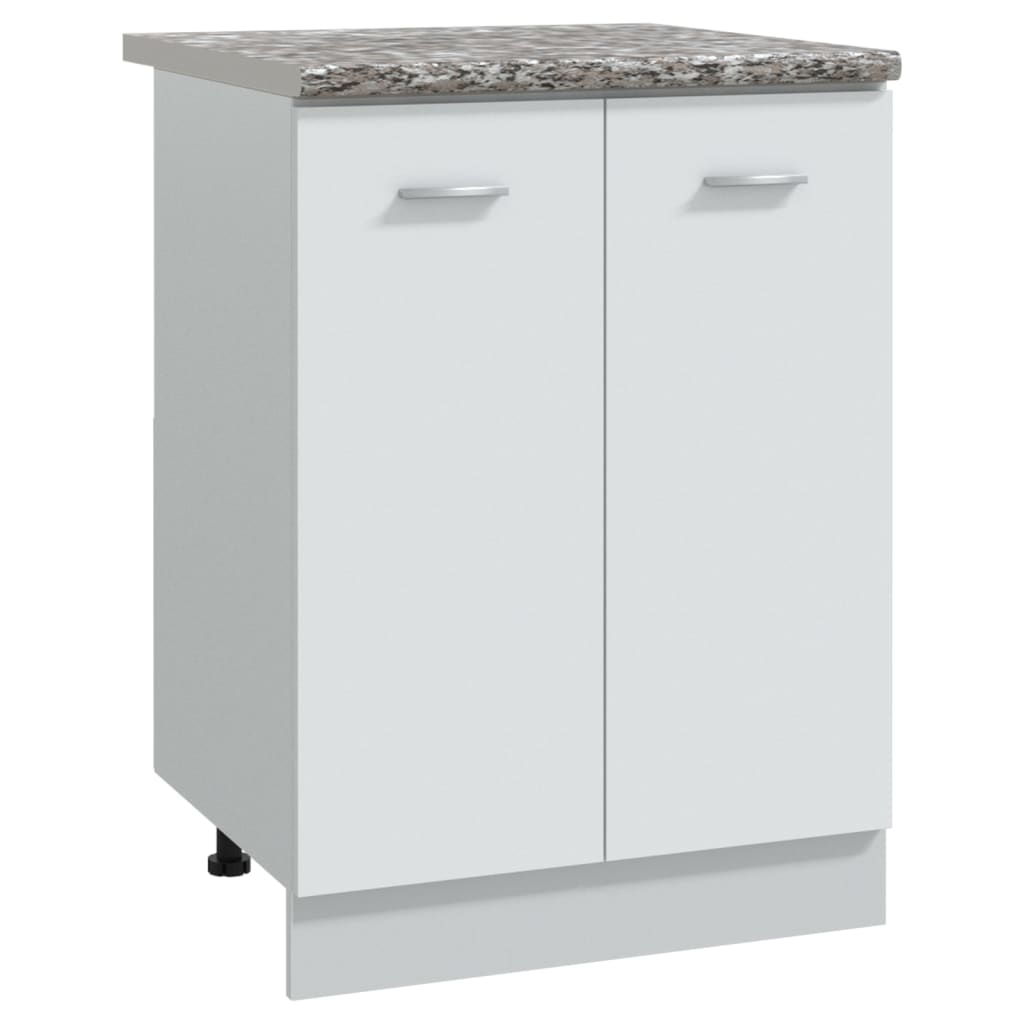 vidaXL Kitchen Countertop Grey with Granite Texture 60x60x2.8 cm Engineered Wood