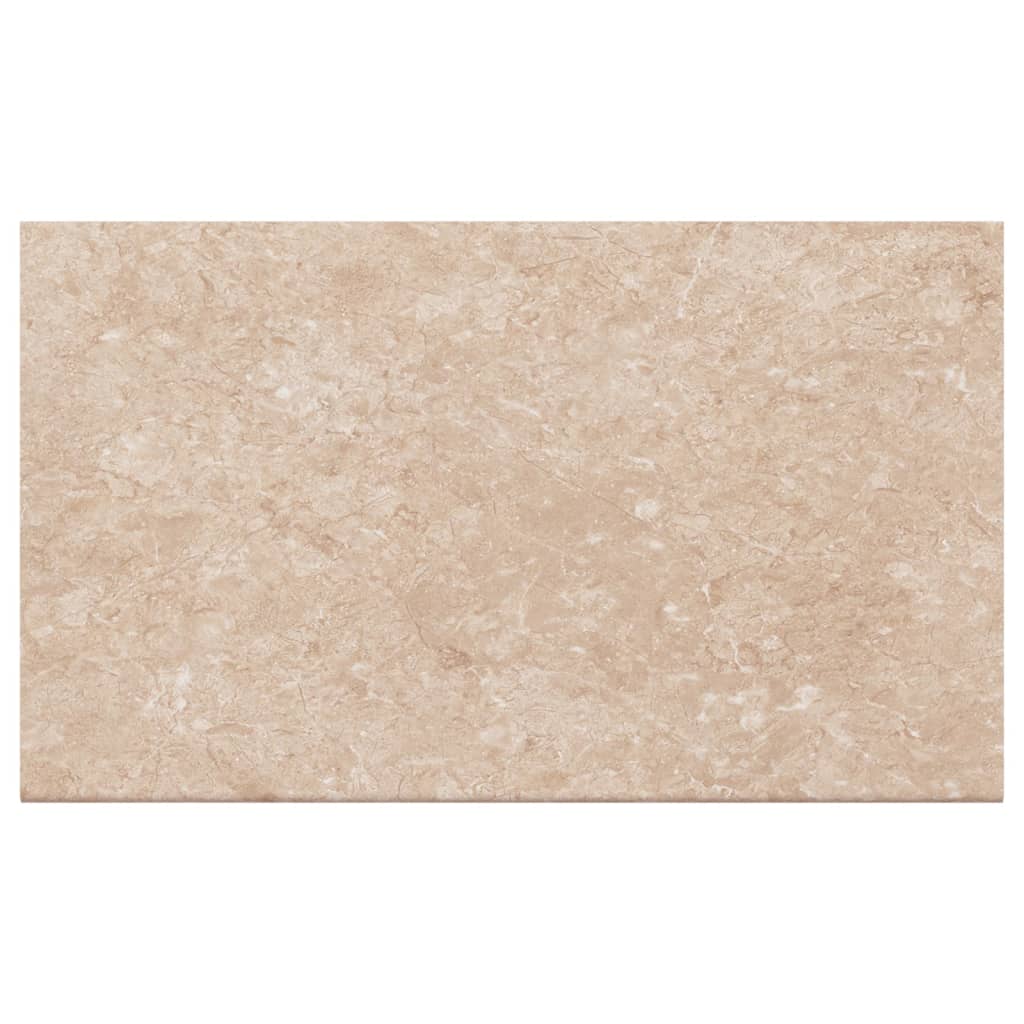 Bézs forgácslap márványtextúrájú konyhapult 100 x 60 x 2,8 cm 
