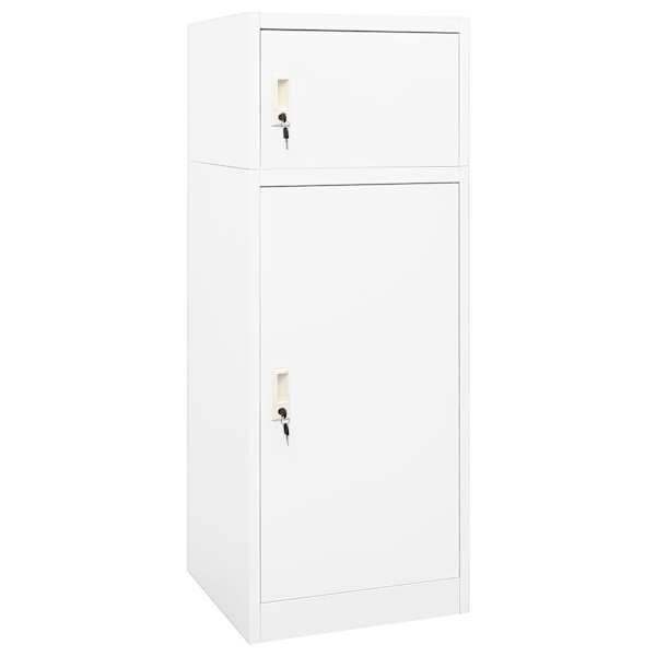 vidaXL sadulakapp, valge, 53x53x140 cm, teras