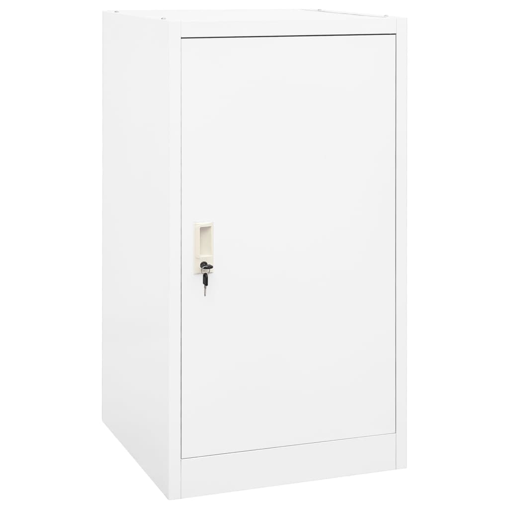 Armoire à selles Blanc 53x53x105 cm Acier