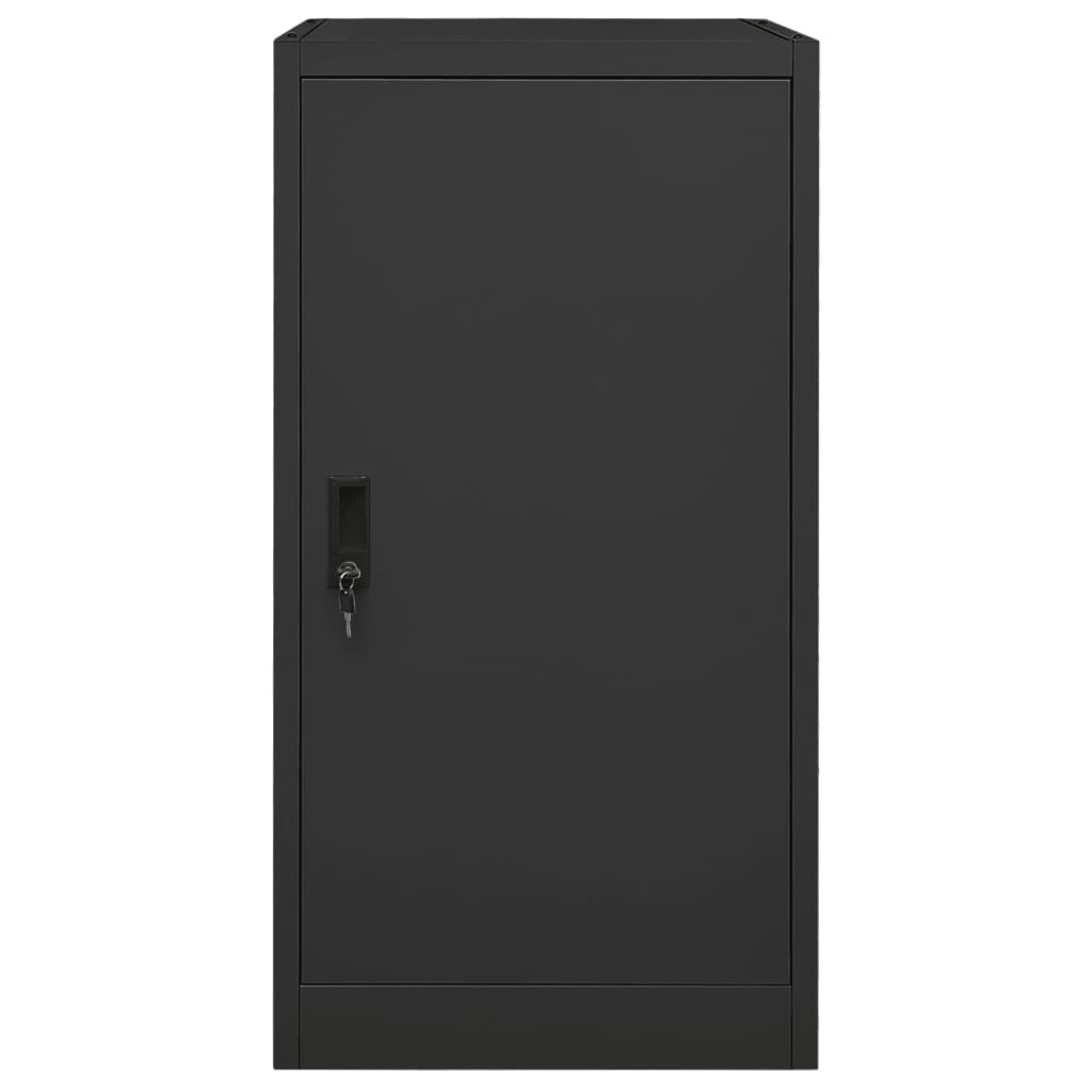 vidaXL antracitszürke acél nyeregszekrény 53 x 53 x 105 cm
