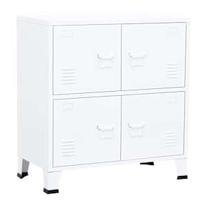 vidaXL t&ouml;&ouml;stuslik hoiukirst valge 75x40x80 cm teras