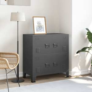 Industrijska omara antracit 75x40x80 cm jeklo