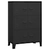 vidaXL industriaalne hoiukirst, must, 75x40x115 cm, metall