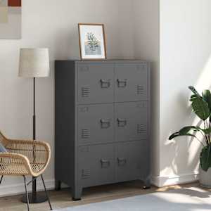 Industrijska omara antracit 75x40x115 cm kovinska