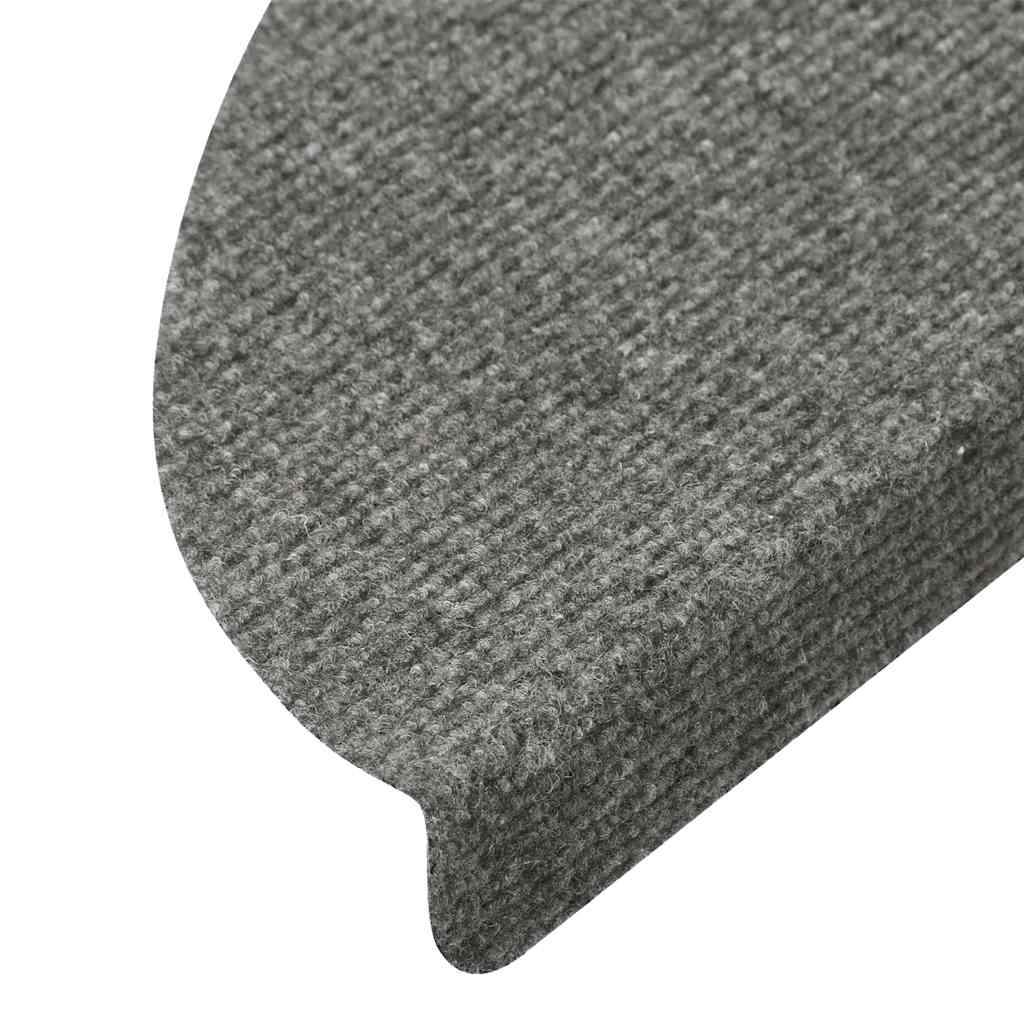 Tapis D'escalier Autocollants 15 Pcs 56x20 Cm Gris VidaXL 18 width=274