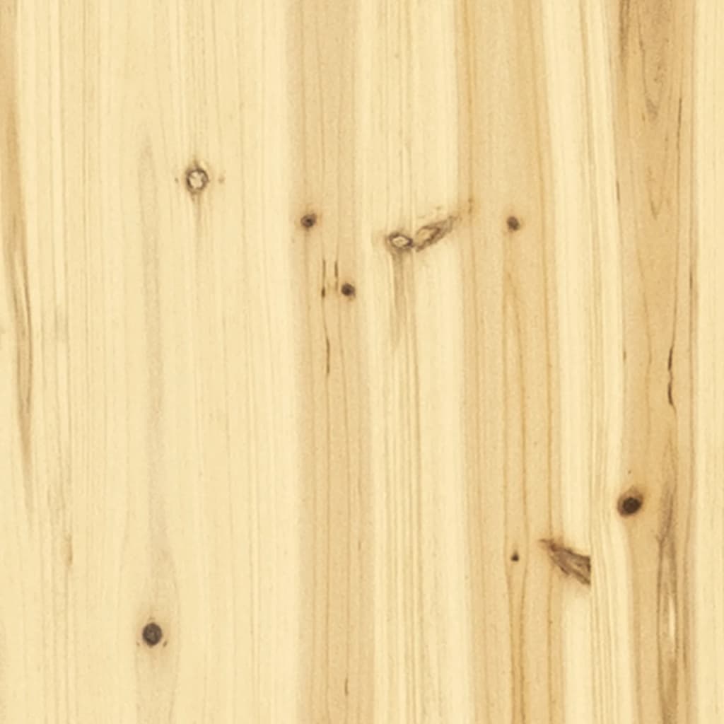 Tömör fenyőfa kisszekrény 60 x 36 x 65 cm 