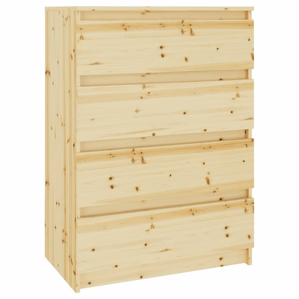 Odkládací skříňka 60 x 36 x 84 cm masivní jedlové dřevo