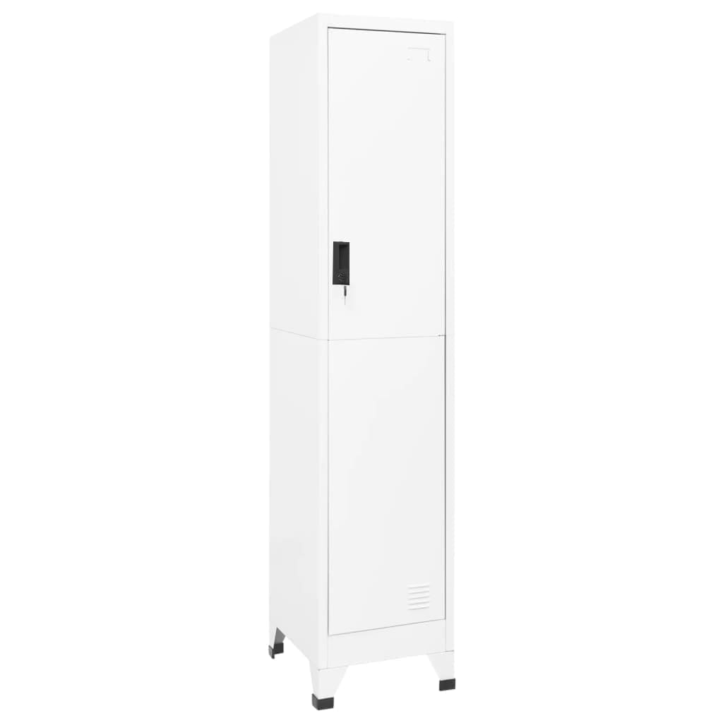 Vidaxl - vidaXL Cacifo 38x45x180 cm aço branco