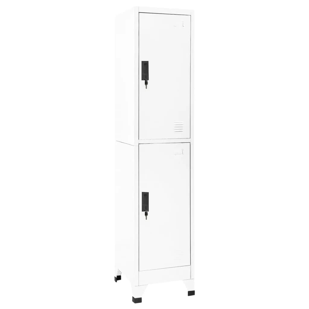 Vidaxl - vidaXL Cacifo 38x45x180 cm aço branco