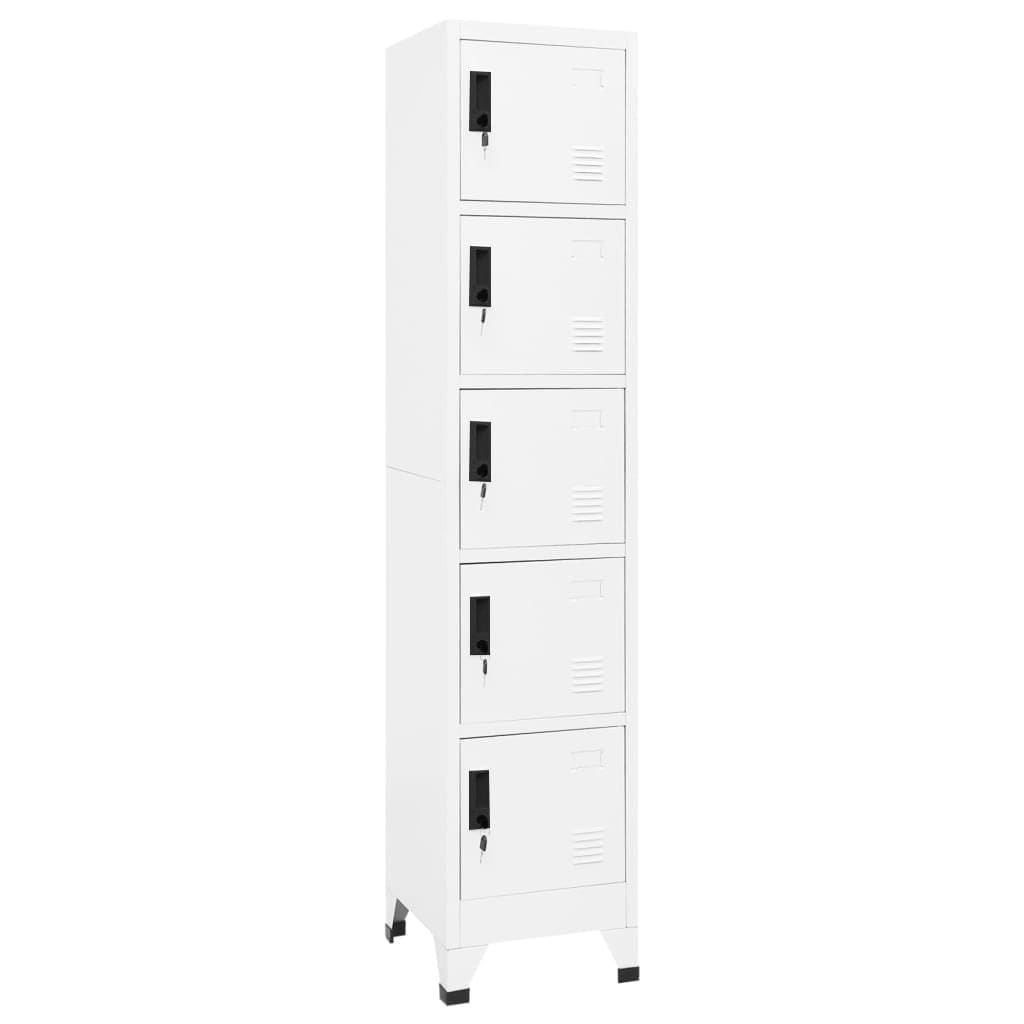 Vidaxl - vidaXL Cacifo 38x40x180 cm aço branco