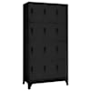 vidaXL lukustatav hoiukapp, must, 90 x 45 x 180 cm, teras
