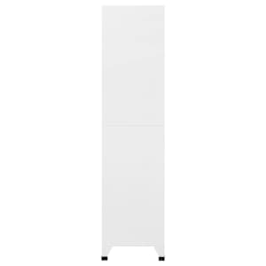 Uzamykatelná skříň světle šedá 90 x 40 x 180 cm ocel - obrázek 4