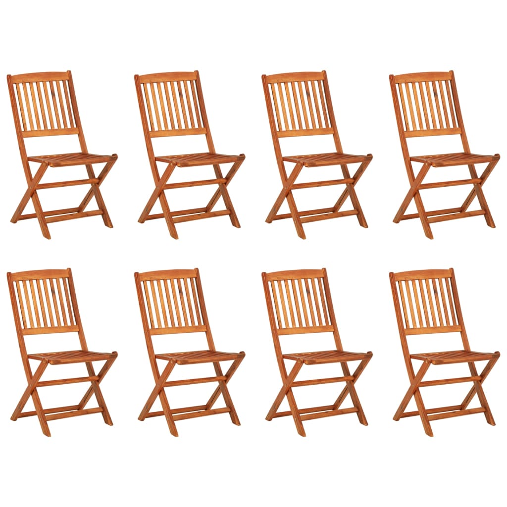 Thumbnail - vidaXL 9-tlg. Garten-Essgruppe 180x90x75 cm Massivholz Akazie