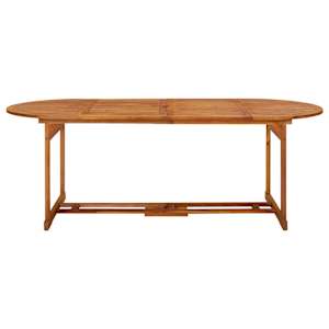 11dílný zahradní jídelní set 220x90x75cm masivní akáciové dřevo - obrázek 7