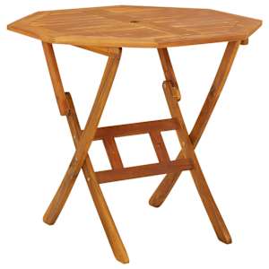 vidaXL spisebordss&aelig;t til haven 5 dele massivt akacietr&aelig;