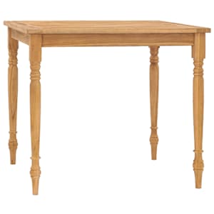 vidaXL 3-dielna z&aacute;hradn&aacute; jed&aacute;lensk&aacute; s&uacute;prava s podložkami teakov&yacute; mas&iacute;v