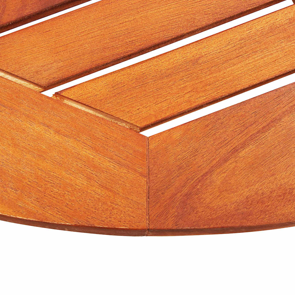 Zložljiva zunanja jedilna garnitura 5-delna trden evkaliptus - slika 13