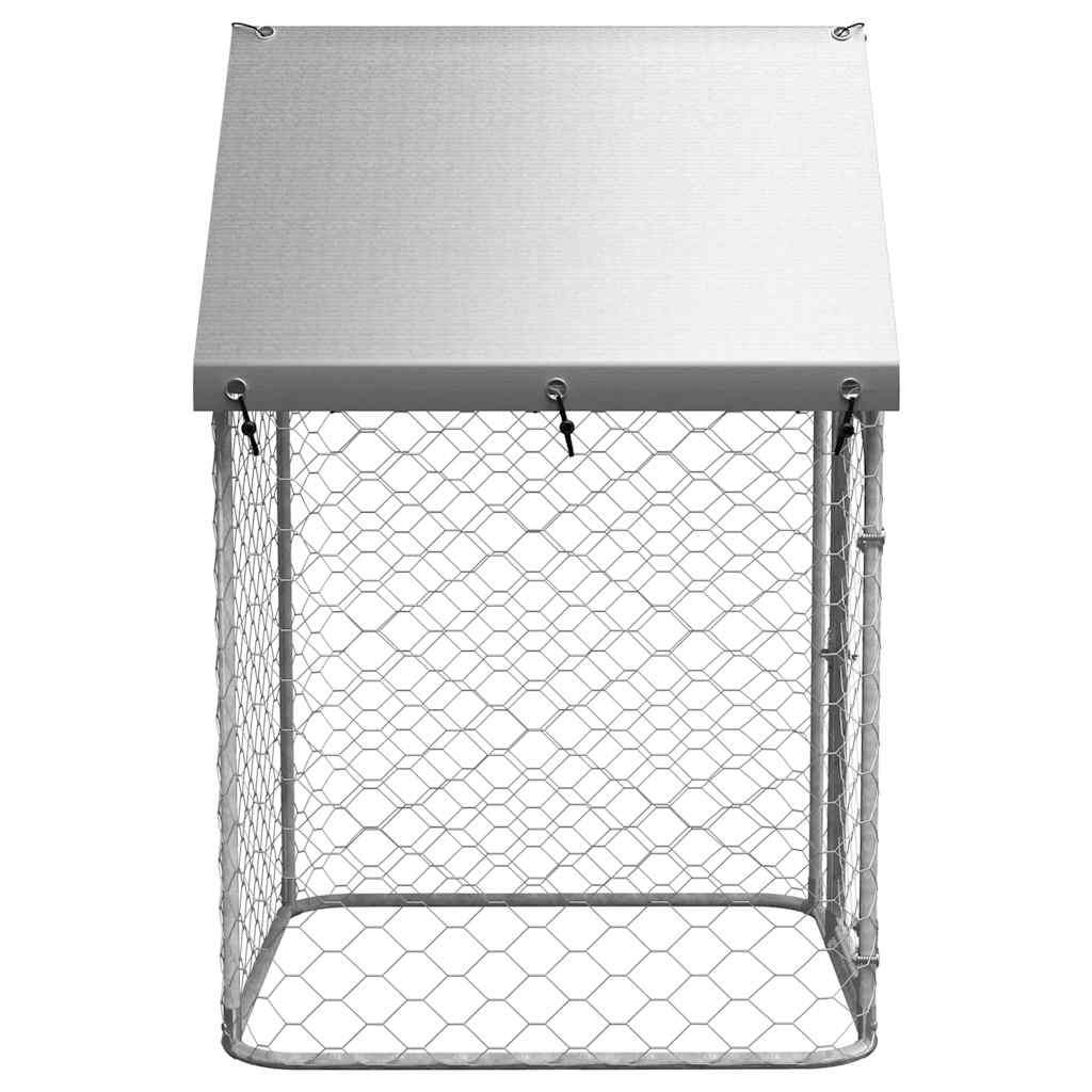 Thumbnail - vidaXL Outdoor-Hundezwinger mit Dach 100x100x150 cm