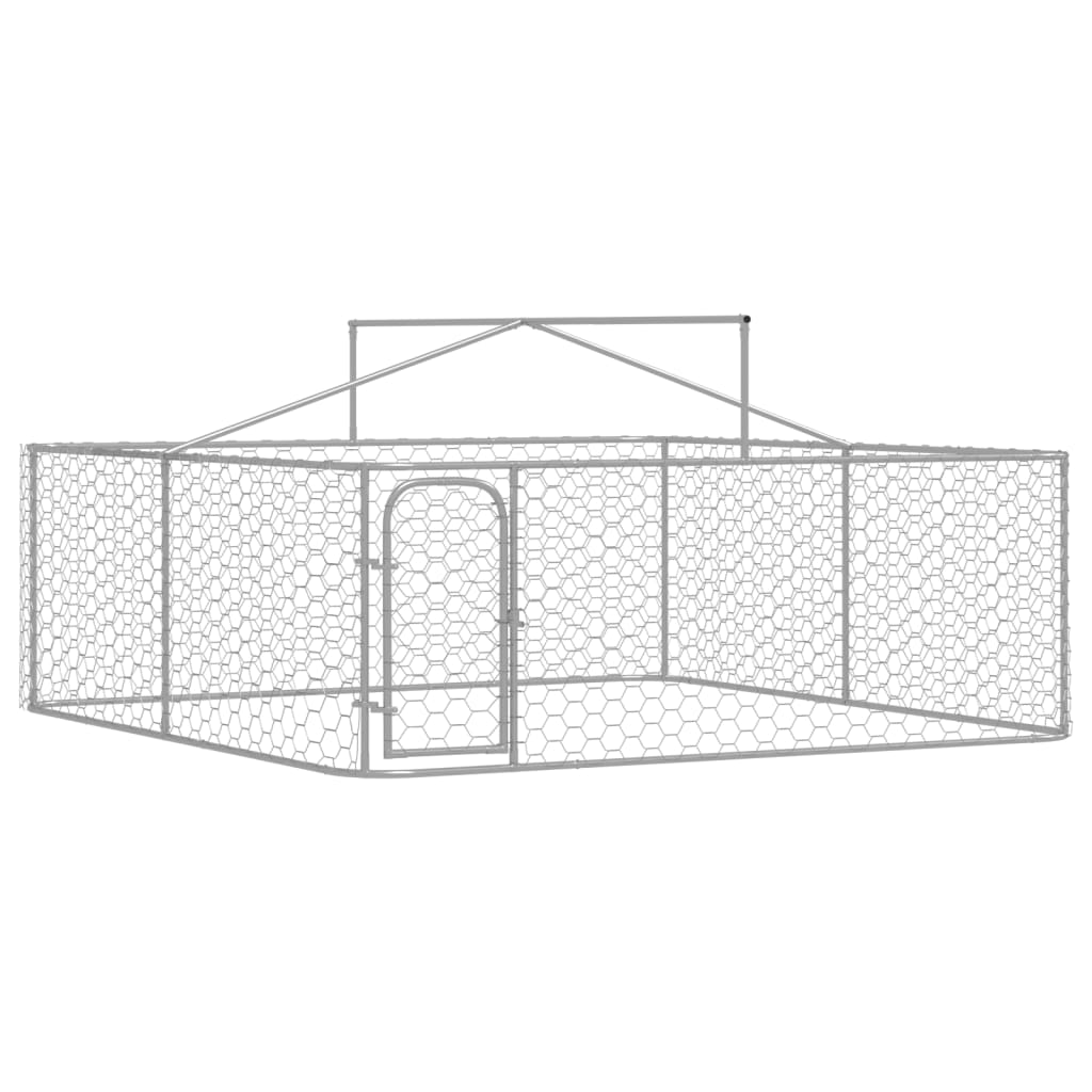 Vonkajšia voliéra pre psy so strechou 300x300x150 cm