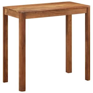 Barový stůl masivní akácie s medovým povrch 110 x 55 x 106 cm - obrázek 9