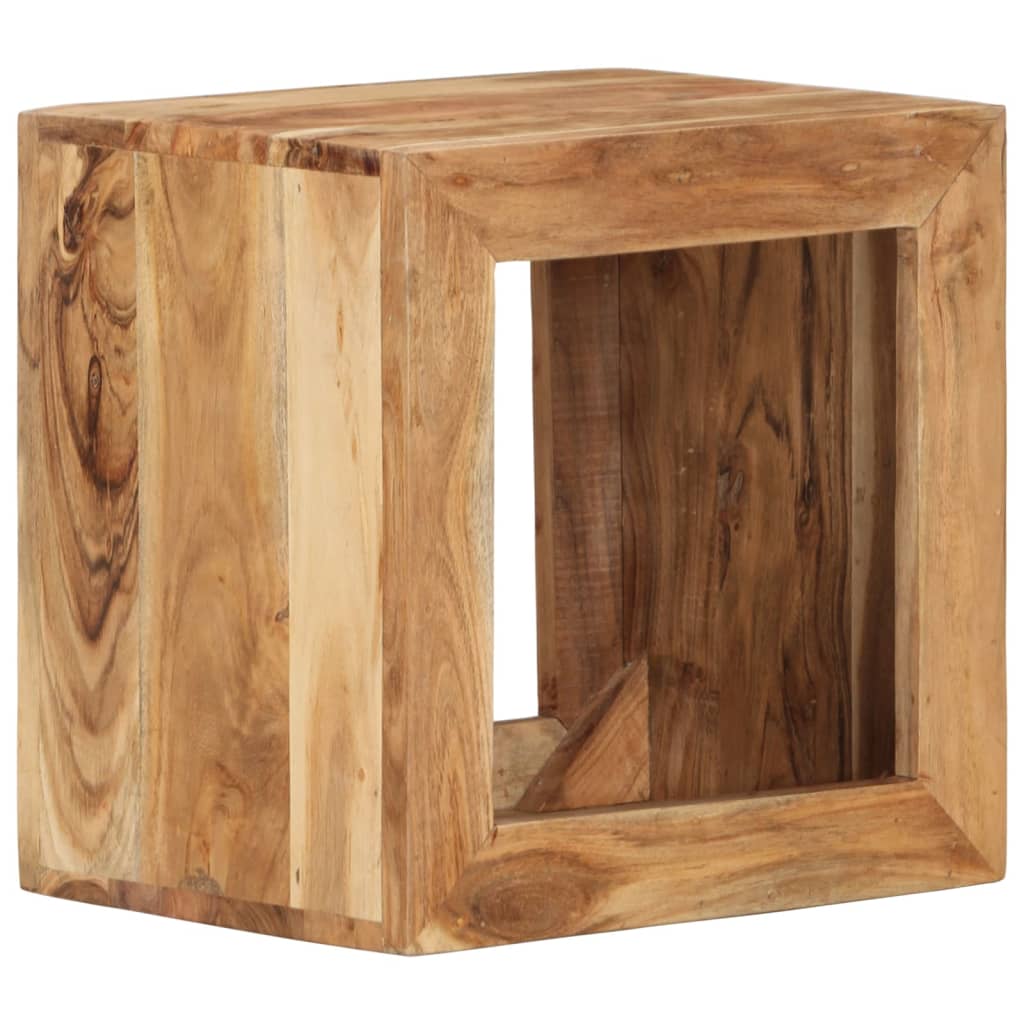 Stolička 40 x 30 x 40 cm masivní akáciové dřevo