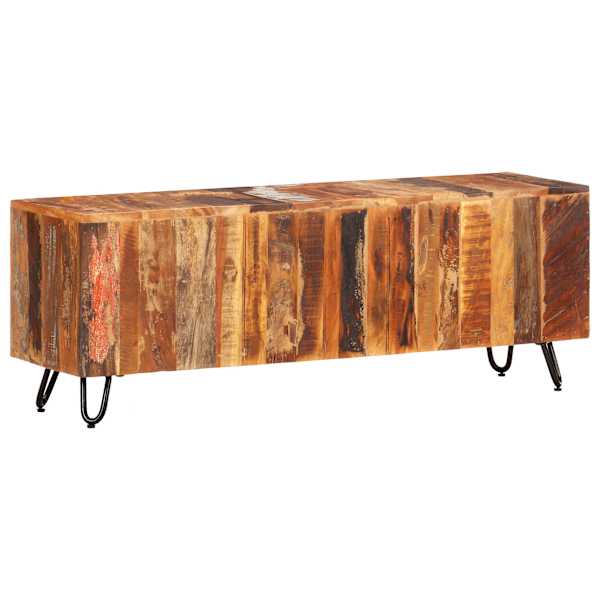 vidaXL telerikapp, 110 x 30 x 40 cm, taastatud puit