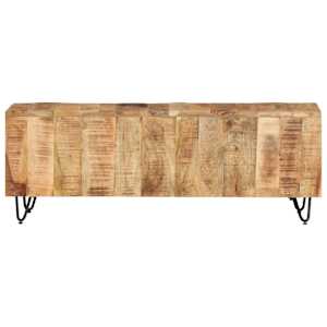 TV skříňka 110 x 30 x 40 cm masivní mangovníkové dřevo - obrázek 2