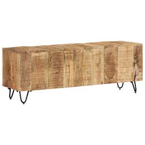 TV skříňka 110 x 30 x 40 cm masivní mangovníkové dřevo - obrázek 8