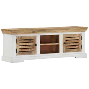 TV skříňka 110 x 30 x 40 cm masivní mangovníkové dřevo - obrázek 13