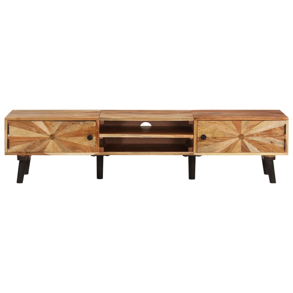 VidaXL Tv-meubel 145x35x35 Cm Massief Acaciahout